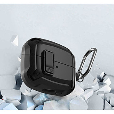 Ốp Case Kai.N Lock Transformer Cho Galaxy Buds 3/ Buds 3 Pro, Kèm Móc Treo, Có Khoá An Toàn, Chống Sốc_ Hàng chính hãng