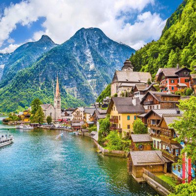 Hallstatt, Austria - Bộ Tranh Ghép Hình Minh Châu 1500 Mảnh Kích Thước 60x80cm