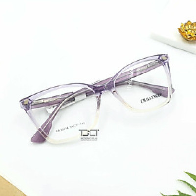 GỌNG KÍNH CẬN PHOM TRÒNG MẮT MÈO DÀNH CHO NỮ, THỜI TRANG HÀN QUỐC, CHÍNH HÃNG CHALLENGER CA30014