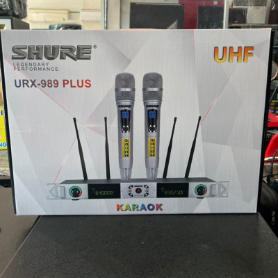 Micro Không Dây SHURE URX-989 - Phiên Bản Cao Cấp Nhất (Micro Phủ Sơn Trắng Tĩnh Điện) - Chống Hú Cực Tốt - Âm Thanh Hay - Hàng Nhập Khẩu 