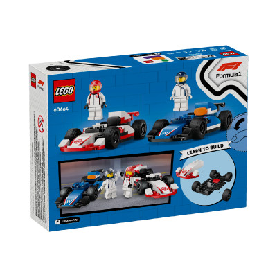 LEGO CITY 60464 Đồ Chơi Lắp Ráp Trạm Đua Xe F1 (92 Chi Tiết)