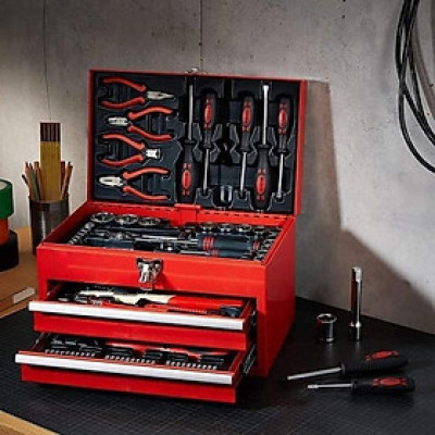  Bộ dụng cụ sửa chữa Mannesmann Werkzeugbox 155-teilig Made in Germany