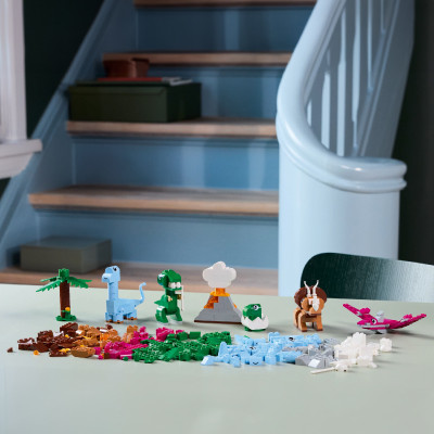 LEGO CLASSIC 11041 Đồ Chơi Lắp Ráp Bộ Gạch Chi Tiết Chủ Đề Khủng Long (450 Chi Tiết)