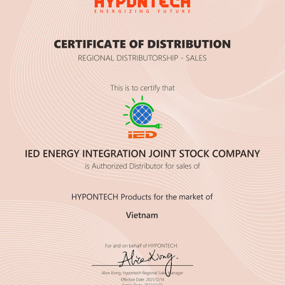 Biến tần hòa lưới bám tải HYPONTECH 3kW 1 pha HPS-3000 (Ứng dụng theo dõi HiPortal có Tiếng Việt)