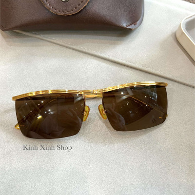 Kính râm Amor ve vàng càng nhỏ gọng mạ vàng 14K 1/25 - Đẳng cấp phái mạnh