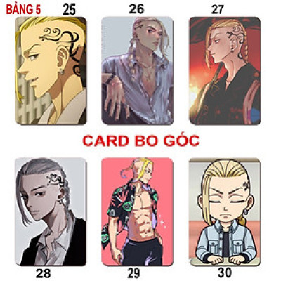 Card hình Ryuguji Ken Tokyo revengers / Thẻ card Ryuguji Ken kịch trường takemiki Tokyo revengers