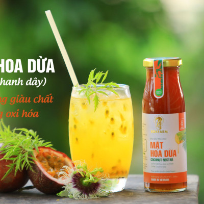 Mật hoa dừa Sokfarm - Vị ngon ngọt, An toàn cho trẻ nhỏ, bổ sung nhiều năng lượng