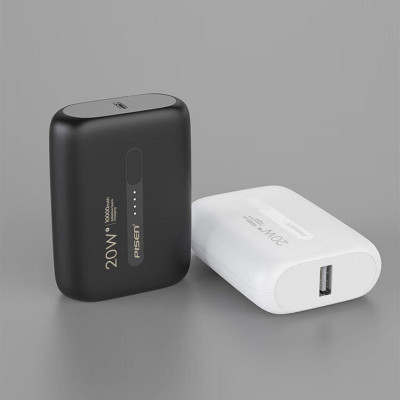 Sạc Dự Phòng Pisen Quick - Power Tiny 20W 10000mAh - Pisen TS-D304 - Màu Trắng