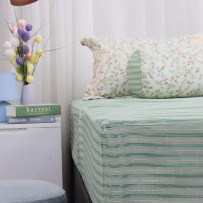 Bộ ga giường K-Bedding KMTP302 chất liệu Microtencel mềm mại, thoáng mát  (KHÔNG BAO GỒM CHĂN)