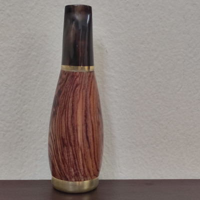 Tẩu Bắt Tóp Cigar Gỗ Phối Sừng TGS03 Ring Size 42-57 Hàng Thủ Công - Quà Tặng Ý Nghĩa Cho Sức Khỏe Nam Giới