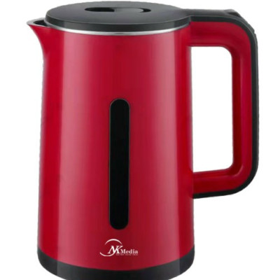 Ấm Siêu Tốc Inox 2 Lớp 2.5L NK Media MD-EK6525 - Màu Ngẫu Nhiên - Hàng Chính Hãng