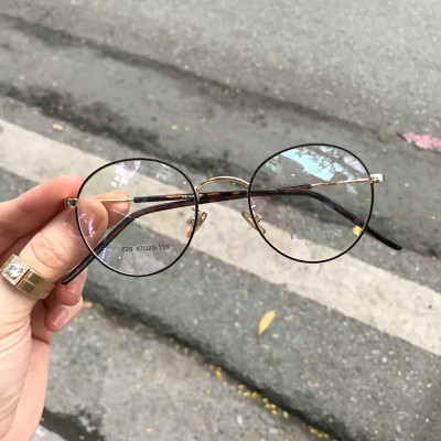 Kính Mắt tròn nhỏ Kim loại Hàn Quốc R728