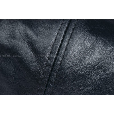 Mũ/ Nón beret nam da cừu cao cấp BHY1903 Điều chỉnh được, Mỏng mềm, thoáng khí, không bong tróc