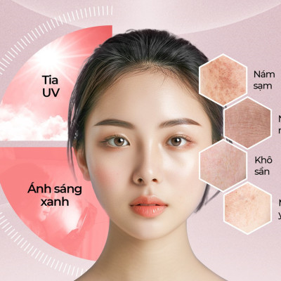 [Mới] Kem Chống Nắng Kiềm Dầu SẮC NGỌC KHANG 50g - bảo vệ toàn diện, kiểm soát bóng dầu hiệu quả