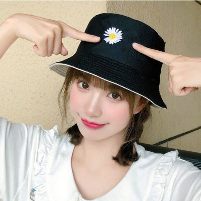 Mũ Vành Nhỏ, Mũ Bucket Hoa Cúc, Mũ Bucket Cụp Phong Cách Swag Siêu Xinh MD07