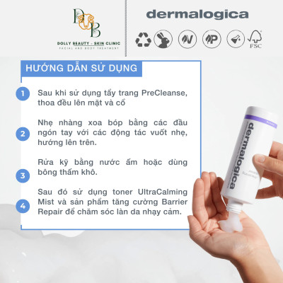 Sữa rửa mặt dành cho da nhạy cảm ULTRACALMING CLEANSER của Dermalogica