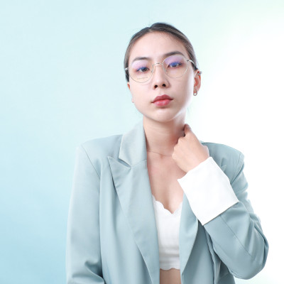 Gọng kính hợp kim thời trang nam nữ siêu nhẹ siêu bền OURESS 31069