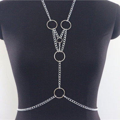 Body chain chuỗi xích titan body kết hợp thắt lưng và vòng cổ cá tính nổi bật