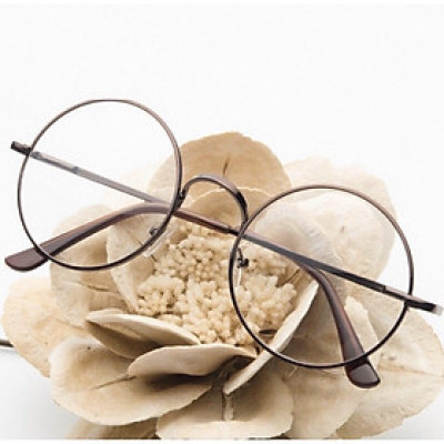 Kính Gọng Mắt tròn Unisex Thời Trang Korean Glasses