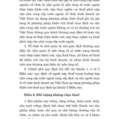 Luật thuế giá trị gia tăng năm 2024 - bản in 2025