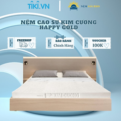 Nệm Cao Su Kim Cương Happy Gold KCCS165 (160 x 200 x 5 cm)
