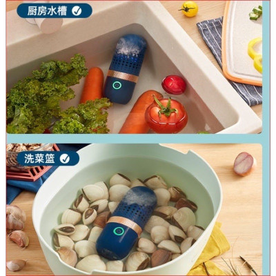 Máy khử trùng, tiệt trùng loại bỏ vi khuẩn và thuốc trừ sâu, Máy khử trùng nano hoa quả thực phẩm an toàn cho gia đình -  Hàng chính hãng MINIIN 