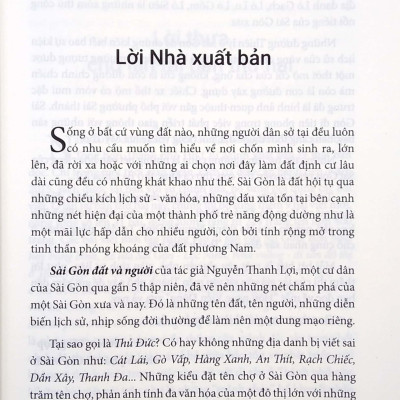 Sài Gòn Đất Và Người (Tái Bản 2020)