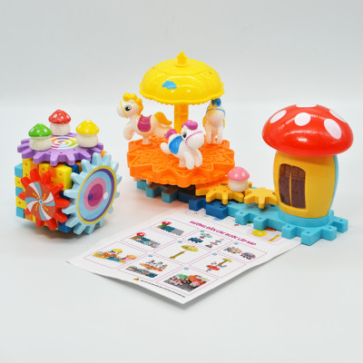 Bộ đồ chơi lắp ráp chuyển động : Công viên mặt trời DK81324 - Duka