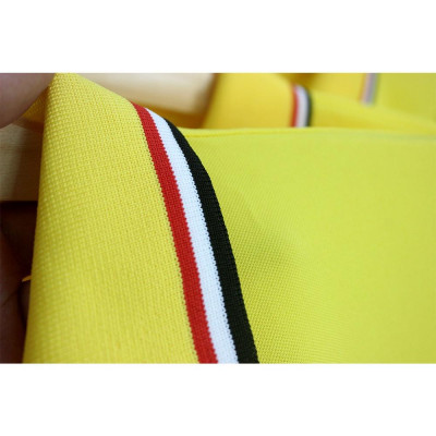 Áo Thun Có Cổ Cá Sấu 4 Chiều Polo Màu Vàng Phối Cổ Và Bo Tay 3 Sọc THOITRANG24H Phom Xuông Đồng Phục Dùng Chung Nam Nữ