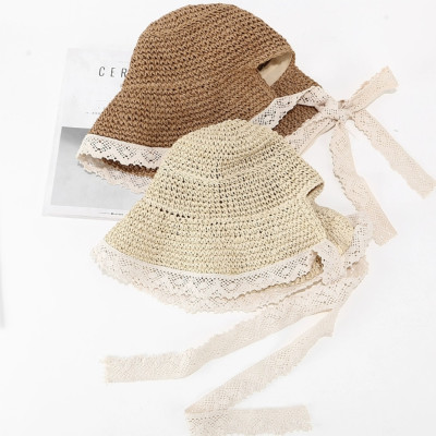 Nón nữ gấp gọn mũ rộng vành thoáng khí phối ren tiện lợi đi biển che nắng với chất liệu cói rơm  #nonrongvanh #murongvanh #noncoi #mucoi #nondibien #mudibien #nonchongnanh #muchongnang #nondep #mudep #nonthotrang #muthoitrang  dona24100204