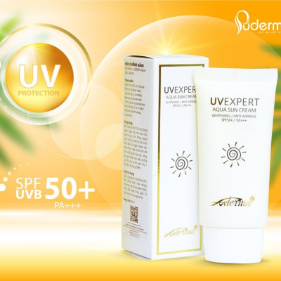 Kem Chống Nắng Hàn Quốc PUDERMA UVEXPERT AQUA : bảo vệ da trước tác hại của các tia UV từ ánh nắng mặt trời