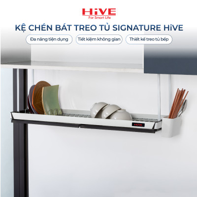 Giá úp chén bát treo tủ bếp trên HiVE 304 Signature