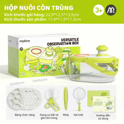 Hộp nuôi quan sát côn trùng Mideer insect box