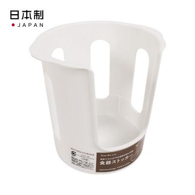 Khay đựng bát đĩa cất gọn Sanada Ø14.9cm - Hàng Nội Địa Nhật Bản