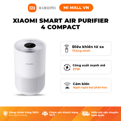 Máy Lọc Không Khí Xiaomi Smart Air Purifier 4 Compact EU – Hàng Chính Hãng