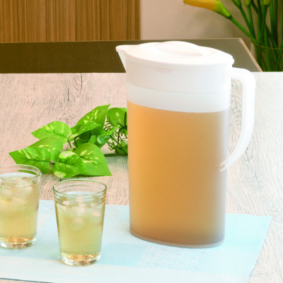 Set 02 bình nước Pearl Life Gourier, có nắp bật đóng/ mở nhẹ nhàng nên vô cùng tiện lợi và hữu ích - nội địa Nhật Bản