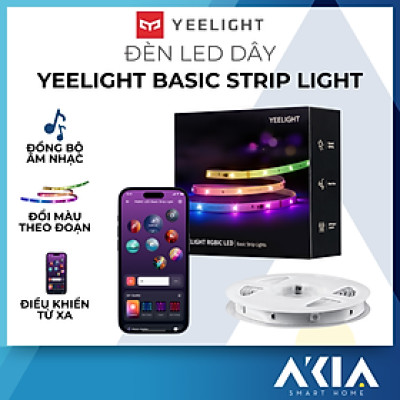 Đèn led dây Yeelight Aurora LED Basic Strip Lights - Đồng bộ nhạc, Điều khiển từ xa - Hàng chính hãng