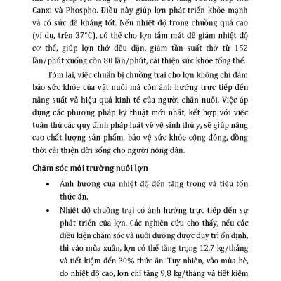 Nông Nghiệp Xanh Và Sạch - Nuôi Lợn Thịt Sạch
