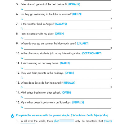 Ngữ Pháp Tiếng Anh Nâng Cao Lớp 6 - Tập 1 (Biên Soạn Theo Chương Trình GDPT Mới) (MEGA)