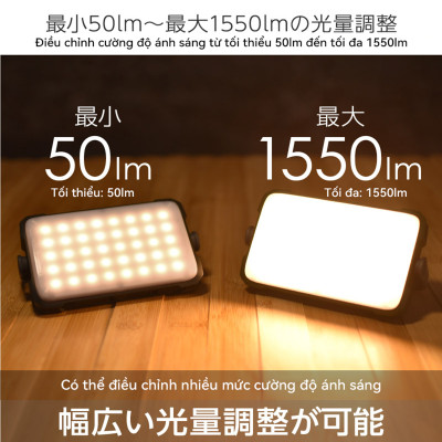Lysin - đèn led chiếu sáng cầm tay sạc dự phòng 18000mah,cắm trại du lịch,dã ngoại, camping,picnic ngoài trời tiện lợi đa năng chống thấm nước,chống bụi bẩn.