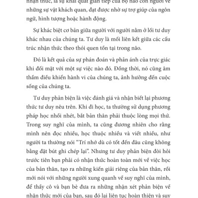 Sách - Sức Mạnh Của Tư Duy Phản Biện - Đổi Góc Nhìn - Đảo Cuộc Chơi