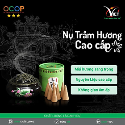 Nụ trầm hương cao cấp Sao Việt - tuổi trầm lâu - hương trầm nguyên bản