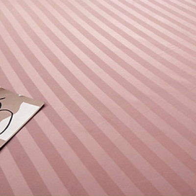 Ga giường cotton kẻ sọc 3f LIDACO không kèm vỏ gối chuyên dùng khách sạn, homestay