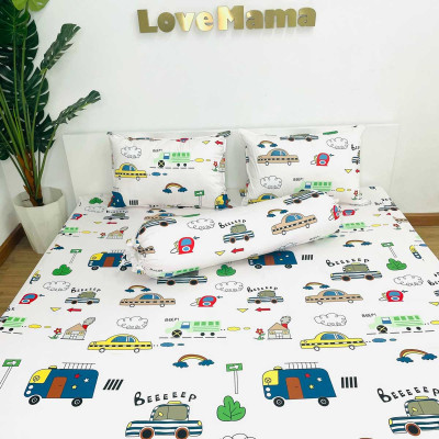 Ga chống thấm cho bé trai thích ô tô xe hơi chống thấm nước loại 1 LoveMama