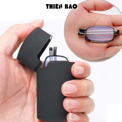 Kính lão thị, viễn thị, kính đọc sách Nam nữ bỏ túi siêu gọn KVN44, tròng Nhật chuẩn độ sáng và rõ cao cấp loại I