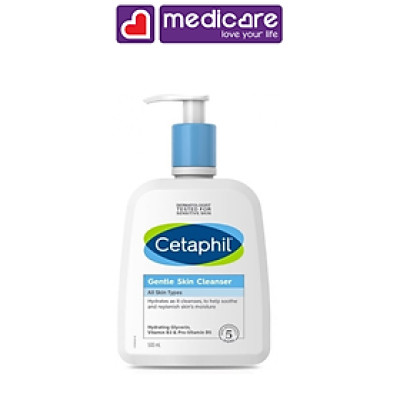 Sữa rửa mặt CETAPHIL gentle skin dịu nhẹ 500ml