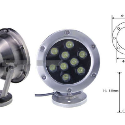 Đèn LED Âm Nước Công Suất 9W GSN9 GS Lighting (Ánh sáng Đổi màu)