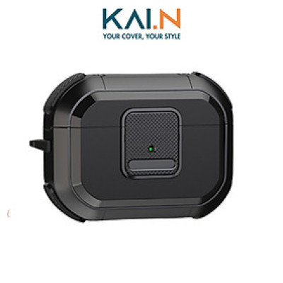 Ốp Case Dành Cho Airpods Pro 2 / Airpods Pro, Kai.N Lock Moss, Tặng Kèm Móc Khóa Siêu Xịn - Hàng Chính Hãng