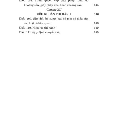 Luật địa chất và khoáng sản năm 2024 - bản in 2025