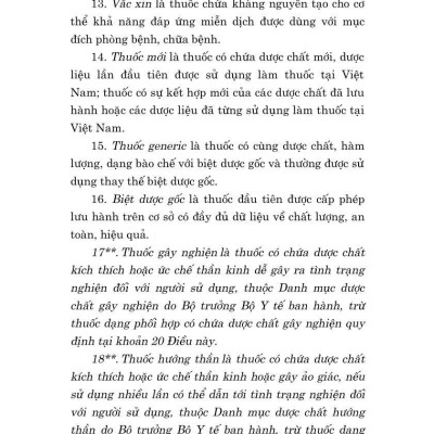 Luật Dược năm 2016 ( Sửa đổi, bổ sung năm 2018,2024)